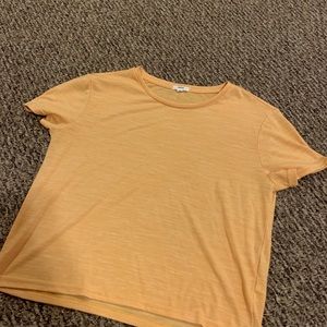 Yellow T-shirt (Slightly Cropped)